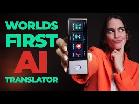 World's First AI Translator! Timekettle X1 AI Interpreter Hub Review