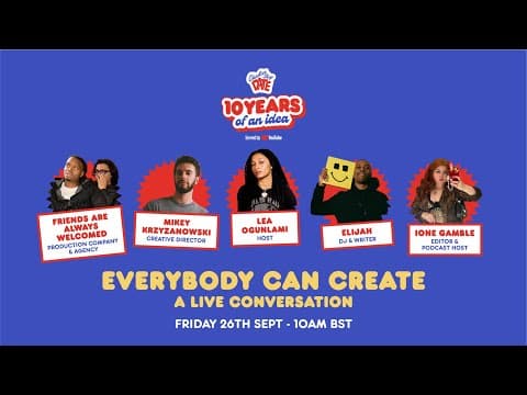 EVERYBODY CAN CREATE | 10 YEARS OF CHICKEN SHOP DATE