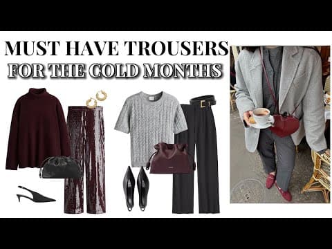 Style Forecast: The 7 Essential Pants You’ll Be Wearing This Fall–Winter 2025–26