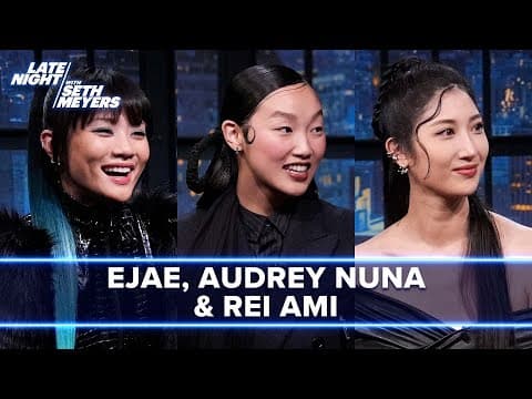 EJAE, Audrey Nuna and Rei Ami Reveal “Golden” Was Created in a Taxi While Going to the Dentist