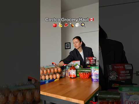 How much I spend on groceries (Costco haul 🇨🇦)