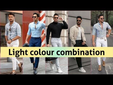 50 Light colour outfits combination for men. popular men's outfit.most loved colour combination