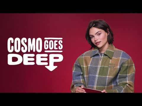 Ariana Greenblatt Answers Rapid-Fire Questions | Cosmo Goes Deep | Cosmopolitan