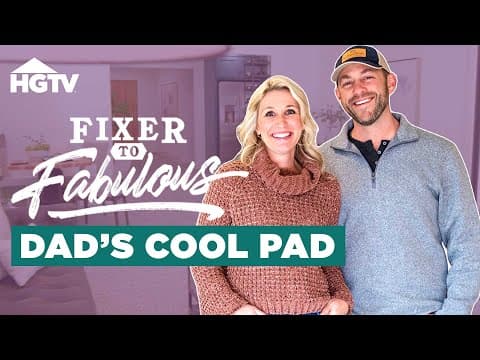 Dad’s Bachelor Pad Turns into a Family Entertainment Hub - Full Ep. Recap | Fixer to Fabulous | HGTV