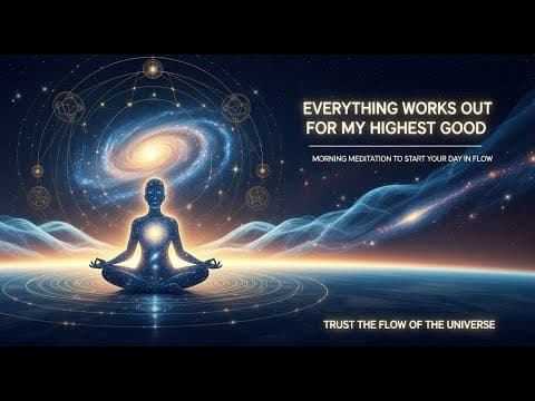 Everything Works Out for My Highest Good Morning Meditation | Start Your Day in Flow