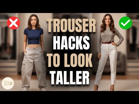 How to Make Any Trousers Look Amazing on Petites | 10 Ways to Look Taller