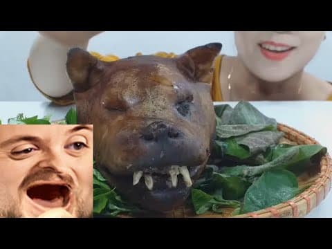 Forsen reacts to Exotic Mukbangs 28