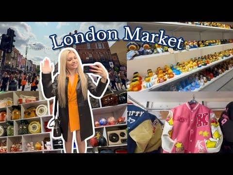 LONDON MARKET Shopping Vlog