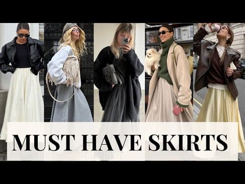 7 Must‑Have Skirts for FALL 2025 - Stylish, Comfortable, and Perfect for Every Occasion
