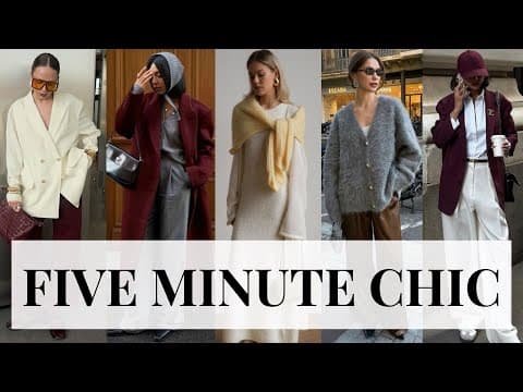 Effortless Elegance: Create Chic Fall Outfits in Just 5 Minutes After 60