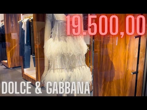 ✨ Luxury Shop Windows in Milan 🇮🇹 | Dolce & Gabbana Exclusive Showcase