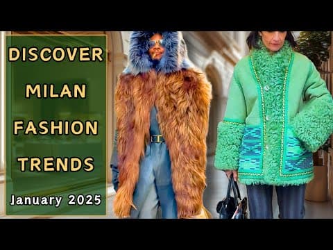 Italian Winter Street Style Trends 🇮🇹: Most Inspiring Milan Street Fashion ❄️
