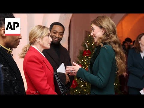 Princess of Wales and Kate Winslet attend 'Together at Christmas' carol service