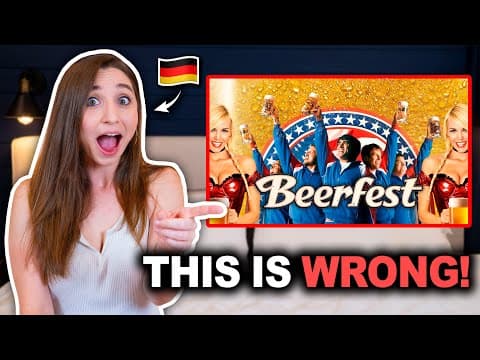 German Reacts to BEERFEST! | Feli from Germany