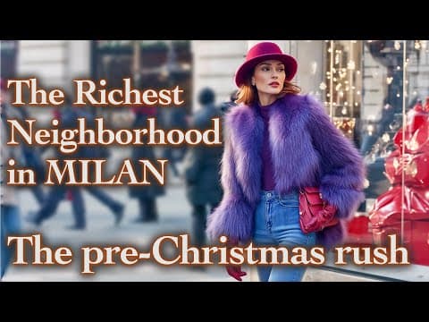 Milan’s Street Style in the Richest Neighborhood: Actual fashionable outfits for Christmas 2024