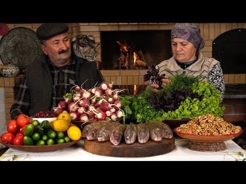Azerbaijan Authentic Stuffed Fish Recipe 🌶