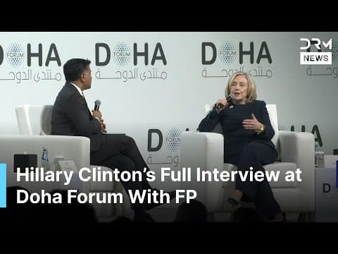 FULL INTERVIEW: Hillary Clinton Breaks Down Trump’s Security Strategy & Global Power Shifts | AC1G