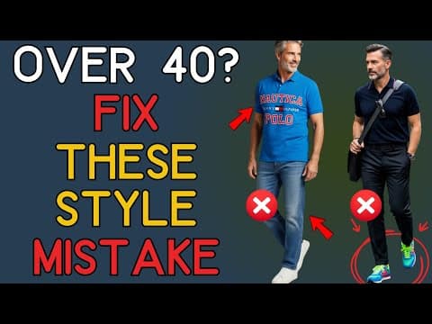 Over 40: Think You Dress Well? (Check These Mistakes First) | 40+ Men's Fashion