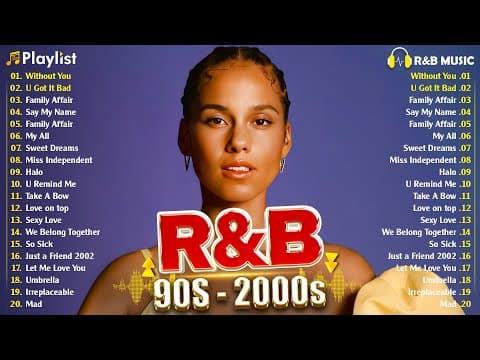 90'S R&B PARTY MIX 🎶 Alicia Keys, Usher, Rihanna, Chris Brown, Ne-Yo - OLD SCHOOL R&B MIX 90s 2000s