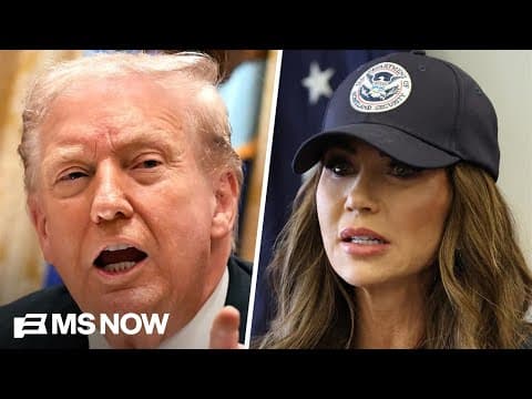 DHS Secy. Kristi Noem on 'very thin ice': Sources