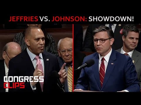 Jeffries vs. Johnson: The Final Clash Before Congress Ended the Shutdown (Closing Statements)