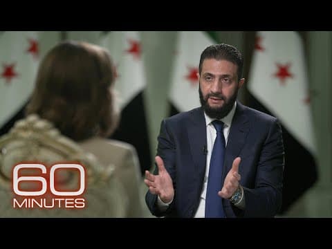Syrian President Ahmed al-Sharaa's full 60 Minutes interview in Arabic