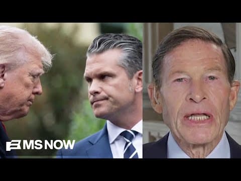 'Lack the backbone': Sen. Blumenthal calls out GOP colleagues' silence on boat strike video