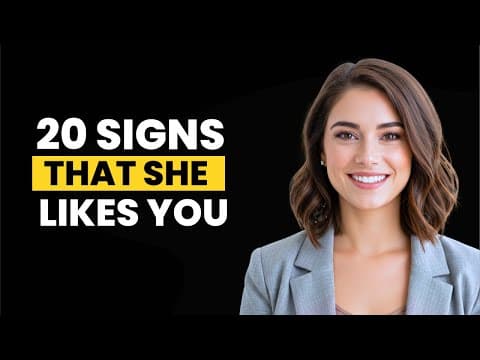 20 Subconscious Signs A Girl Likes You 🤫🥰 The Subtle Secrets That Give Her Away!