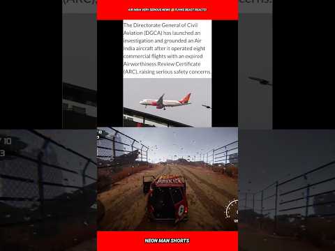 Air India Very Serious News 😰 Flying Beast reacts! #shorts