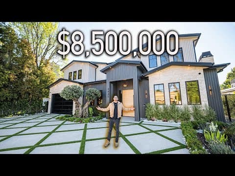 Touring an $8,500,000 Encino Mansion with Your DREAM Basement