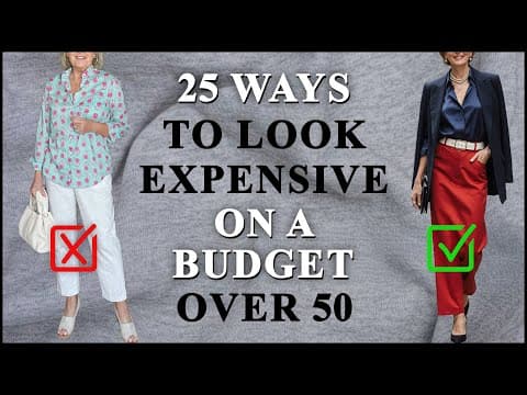 25 Ways to Look Expensive on a Budget for Elegant and Classy Women Over 50