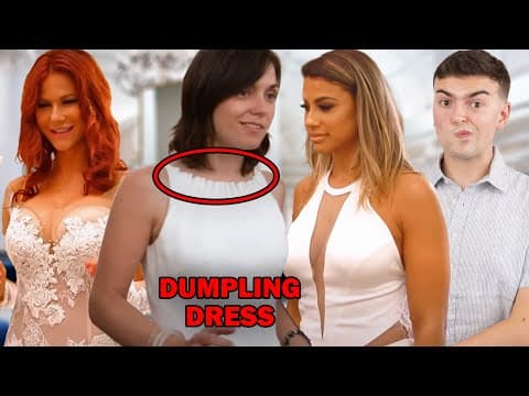 REACTING TO UGLY WEDDING DRESS NECKLINES (these are abominations)