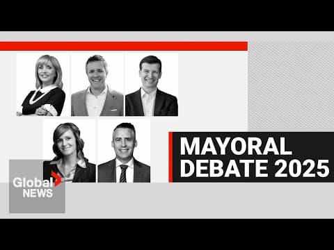 Calgary mayoral candidates trade barbs in tense debate | FULL