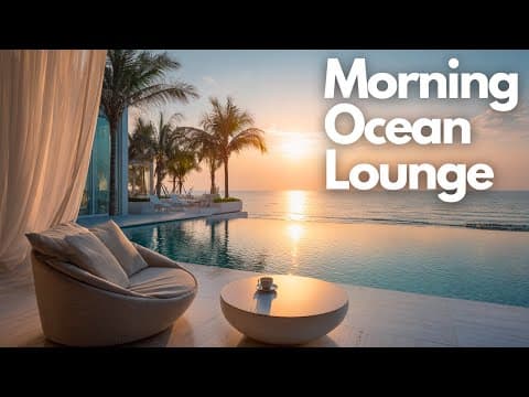 Calm Chillout Music for Work & Study | Morning Ocean Lounge