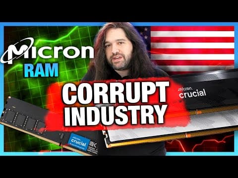 WTF Just Happened? | The Corrupt Memory Industry & Micron