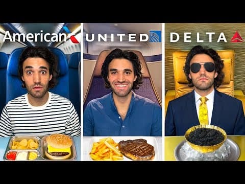 FIRST CLASS on EVERY AIRLINE in AMERICA (Which is Best & Worst?)