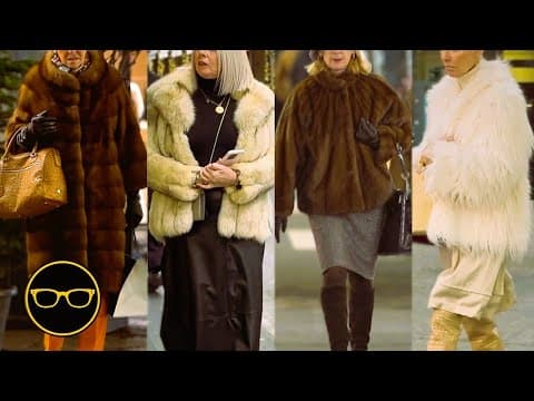 FUR is BacK ! EVENING Street Style Milan Timeless Fashion How locals styling cold weather Italy