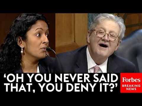 'You Said That Didn't You?': John Kennedy Has Extremely Tough Exchange With Judicial Nominee