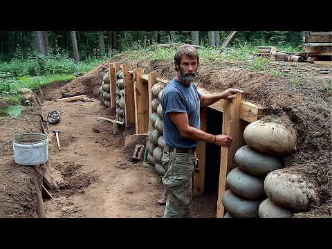 Survival Expert Spends 4 DAYS Building UNDERGROUND SHELTER | by @ramizinthewild