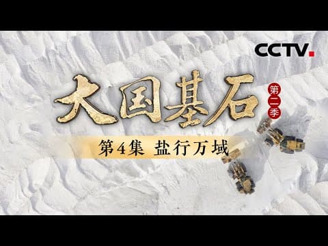 新疆有座够中国人吃1000年的盐山!看中国盐业如何“点盐成金”?《大国基石 第二季》 第4集 盐行万域 | CCTV