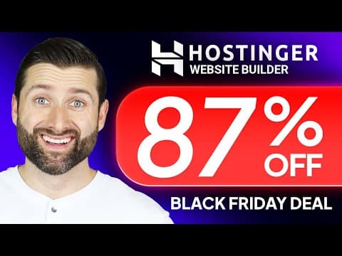 Hostinger Website Builder Coupon Code | SAVE BIG