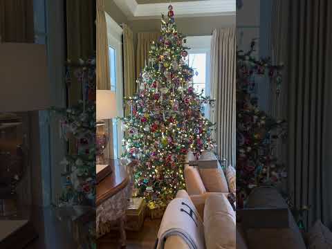 This timeless Dallas home is overflowing with holiday charm and elegant decor.