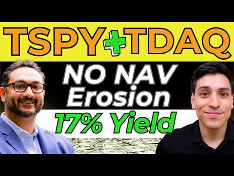2 Best ETFs for ZERO NAV Erosion & High MONTHLY Dividends! (TSPY & TDAQ Review)