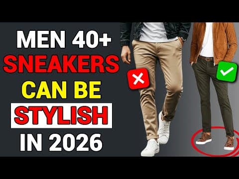 The Best Sneakers for Men Over 40: Comfort Meets Style in 2026