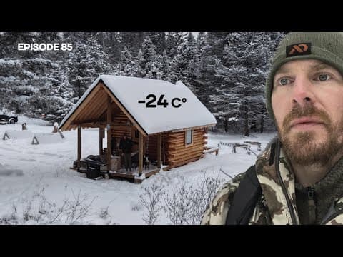 Winter Storm: Bathroom Addition, Sawmill Barn |EP85| Log Cabin Build on Off-Grid Homestead