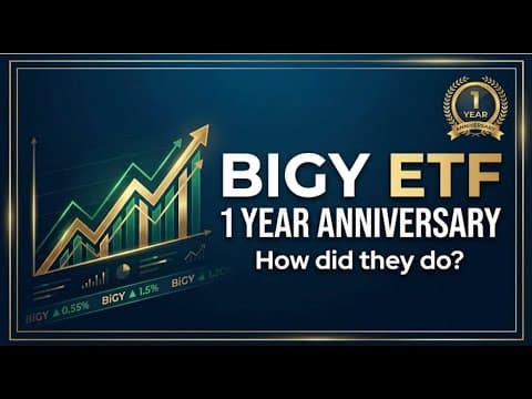 Yieldmax BIGY ETF Turns 1 Year Old — How Did It Perform? YieldMax Target 12 Review