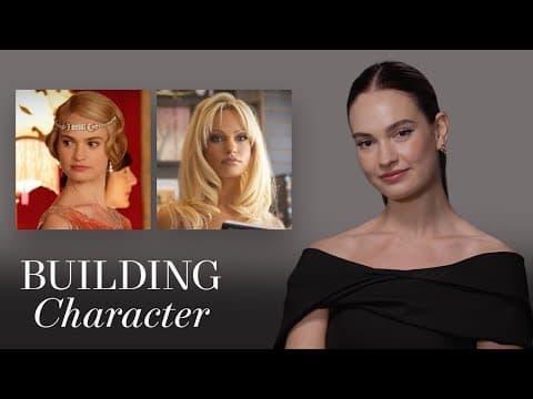 Lily James Reflects on Transforming into Pamela Anderson | Building Character | Harper’s Bazaar