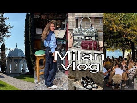 ШОПИНГ ВЛОГ, ОЗЕРО КОМО, ТРЕНДЫ ОСЕНИ, КРАСИВЫЕ ВИТРИНЫ И ВКУСНАЯ ЕДА В МИЛАНЕ