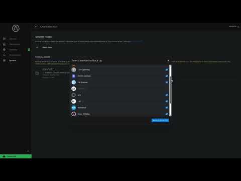 how to back up start9