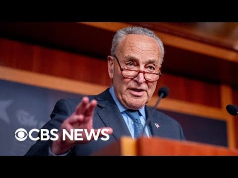 Senate Democrats to force vote on bill to extend health care tax credits for 3 years, Schumer says